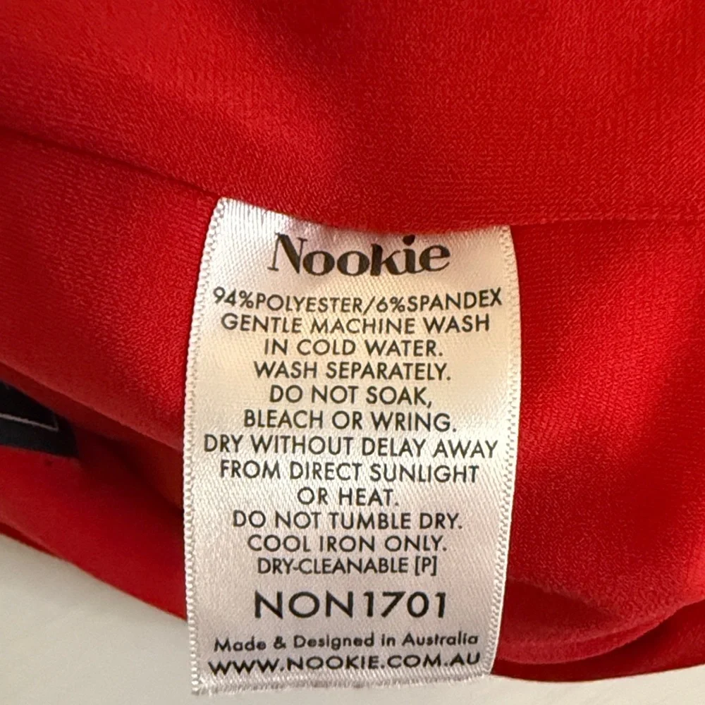 Nookie Striking Red Midi Dress - Picture 9 of 9